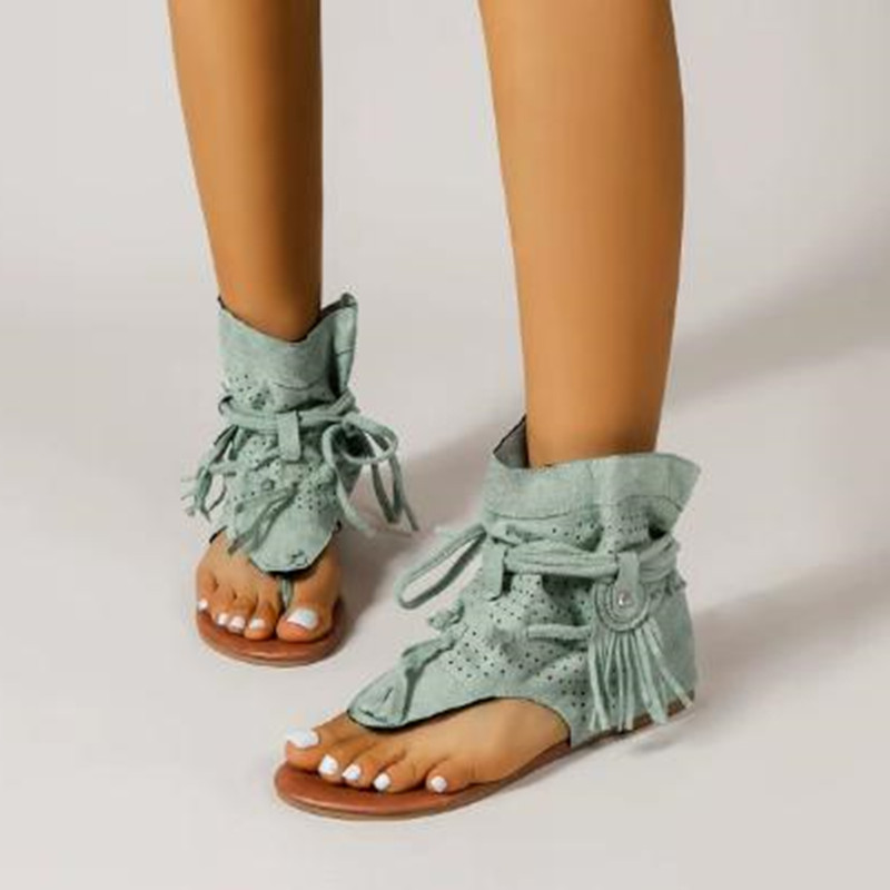Vintage And Modern Fashion - Luxury Sandals 2026 Retro Gladiator Ladies