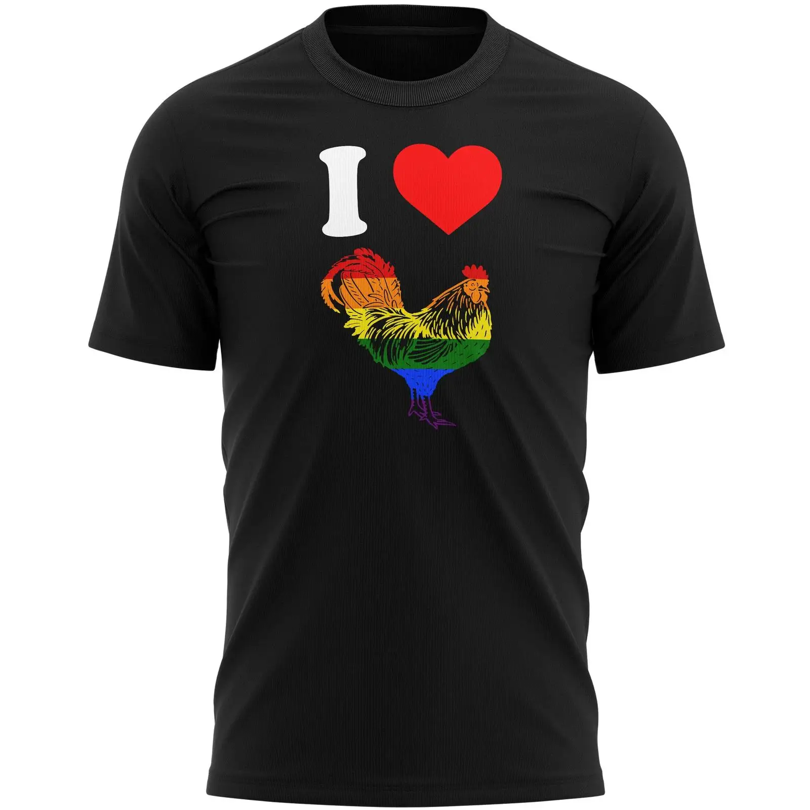 Vintage Fashion Herren - Gay Pride Hahn Herren T ShirT