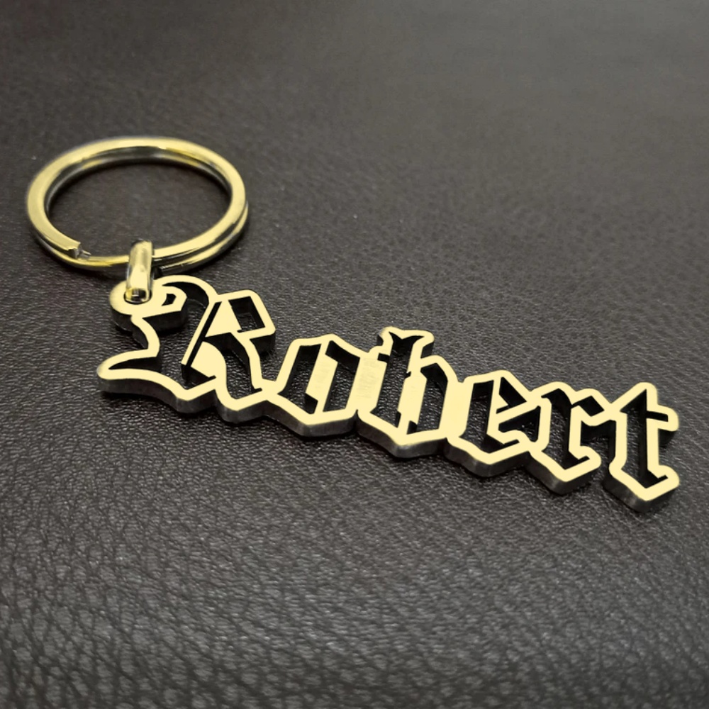 Custom Old English Keychain Pe - Vintage Fashion Names 리뷰 및 가격