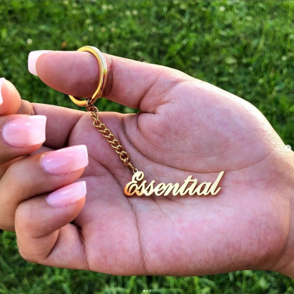 Custom Old English Keychain Pe - Vintage Fashion Names 리뷰 및 가격