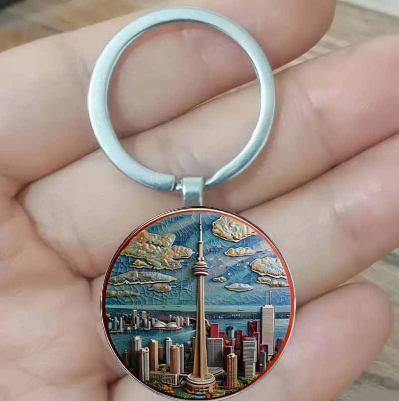 Vintage zinc alloy keychain, C - Vintage Fashion Toronto 리뷰 및 가격
