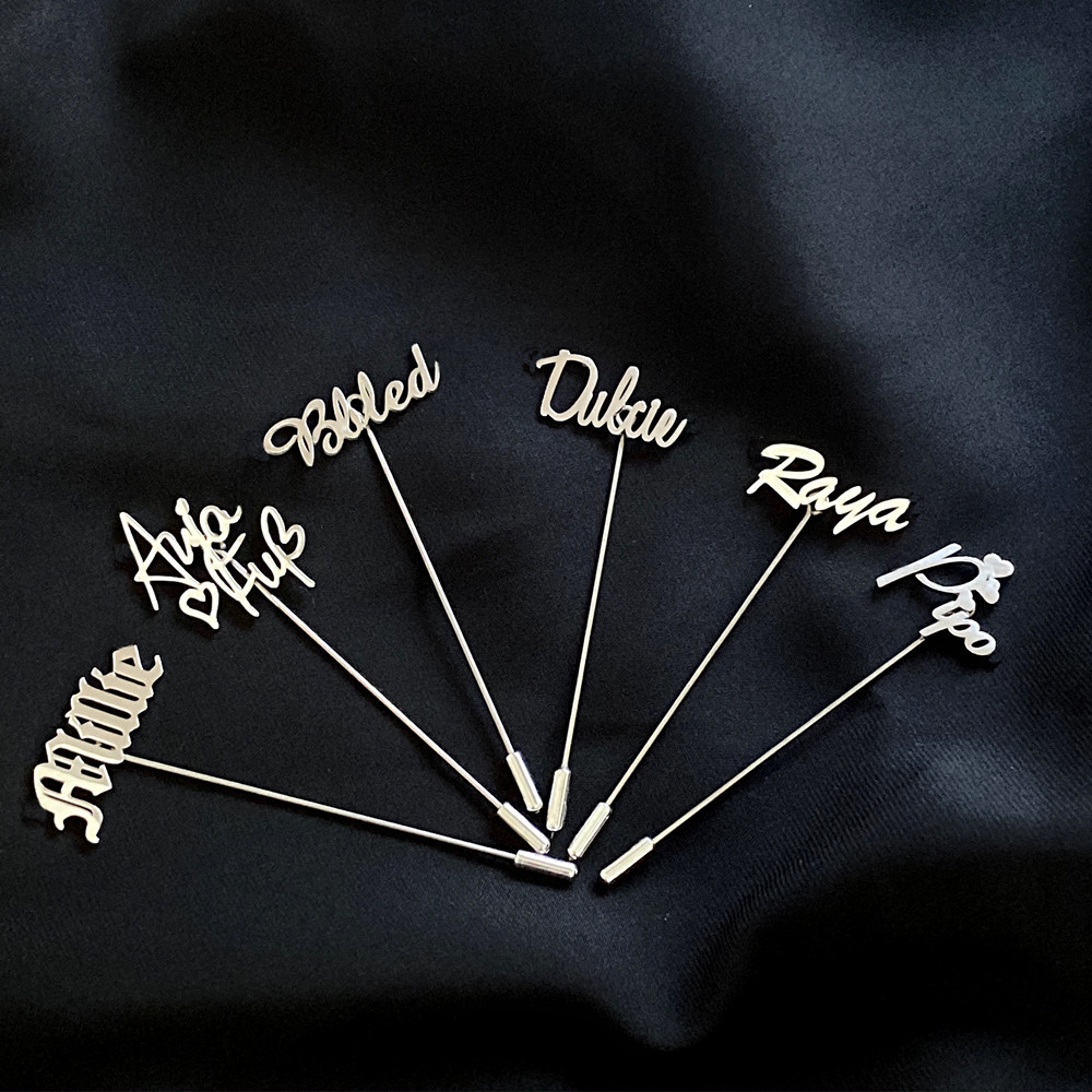Personalized Men Lapel Pin Cus - Vintage Fashion Names 리뷰 및 가격