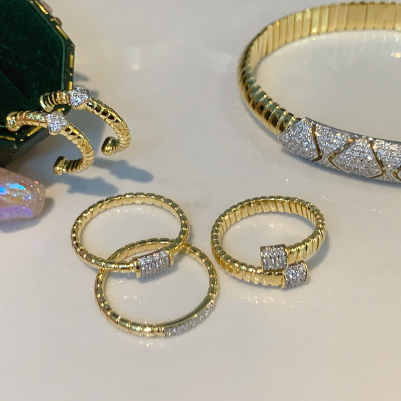 Aazuo 18K Yellow Gold Natrual  - Vintage Fashion Instagram 리뷰 및 가격