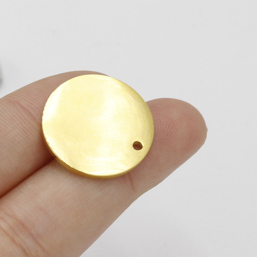 50pcs 8-30mm Gold Color Mirror - Vintage Fashion Tags 리뷰 및 가격
