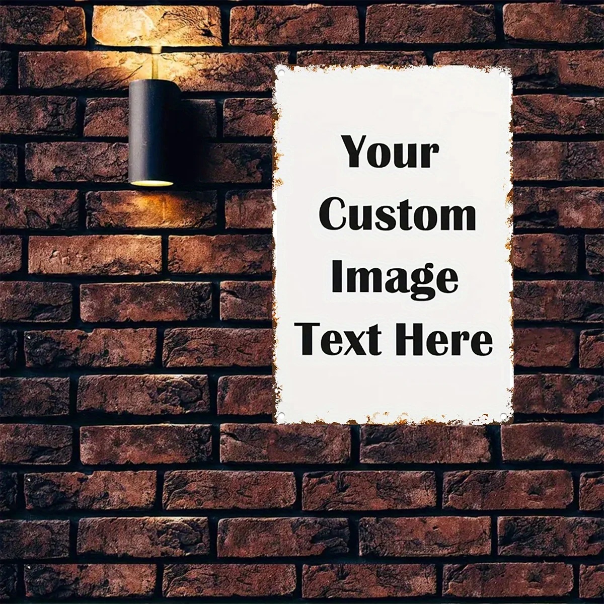 Custom Photo & Text Tin Sign - - Vintage Fashion Plates 리뷰 및 가격
