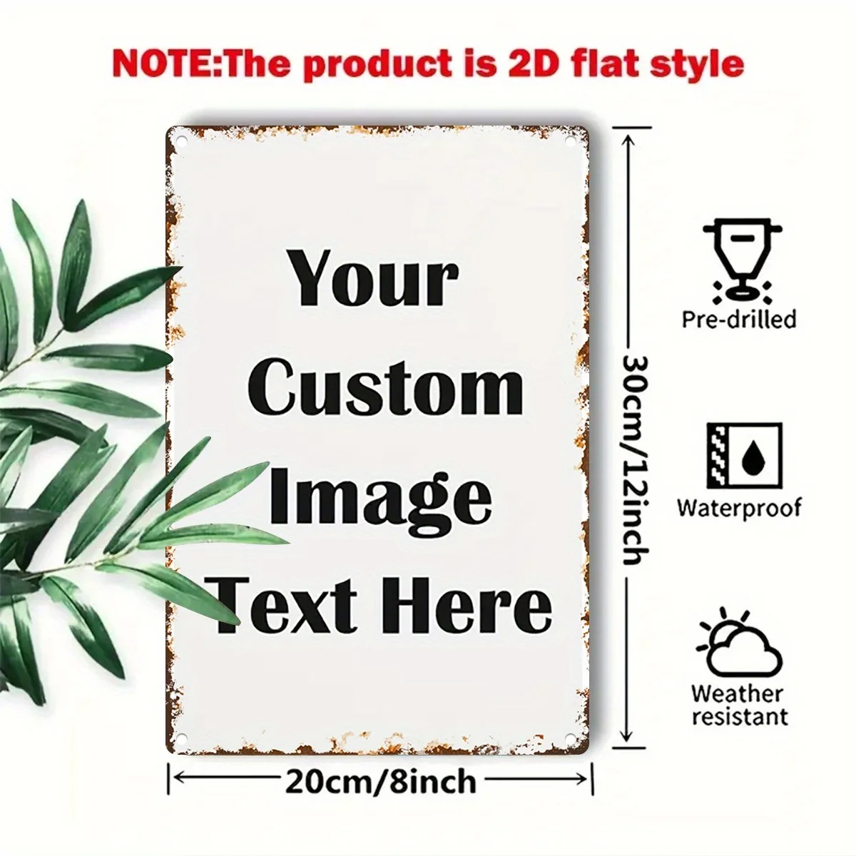 Custom Photo & Text Tin Sign - - Vintage Fashion Plates 리뷰 및 가격
