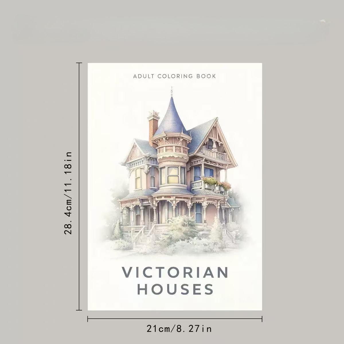Victorian Houses Adult Colorin - Vintage Fashion Coloring Book 리뷰 및 가격