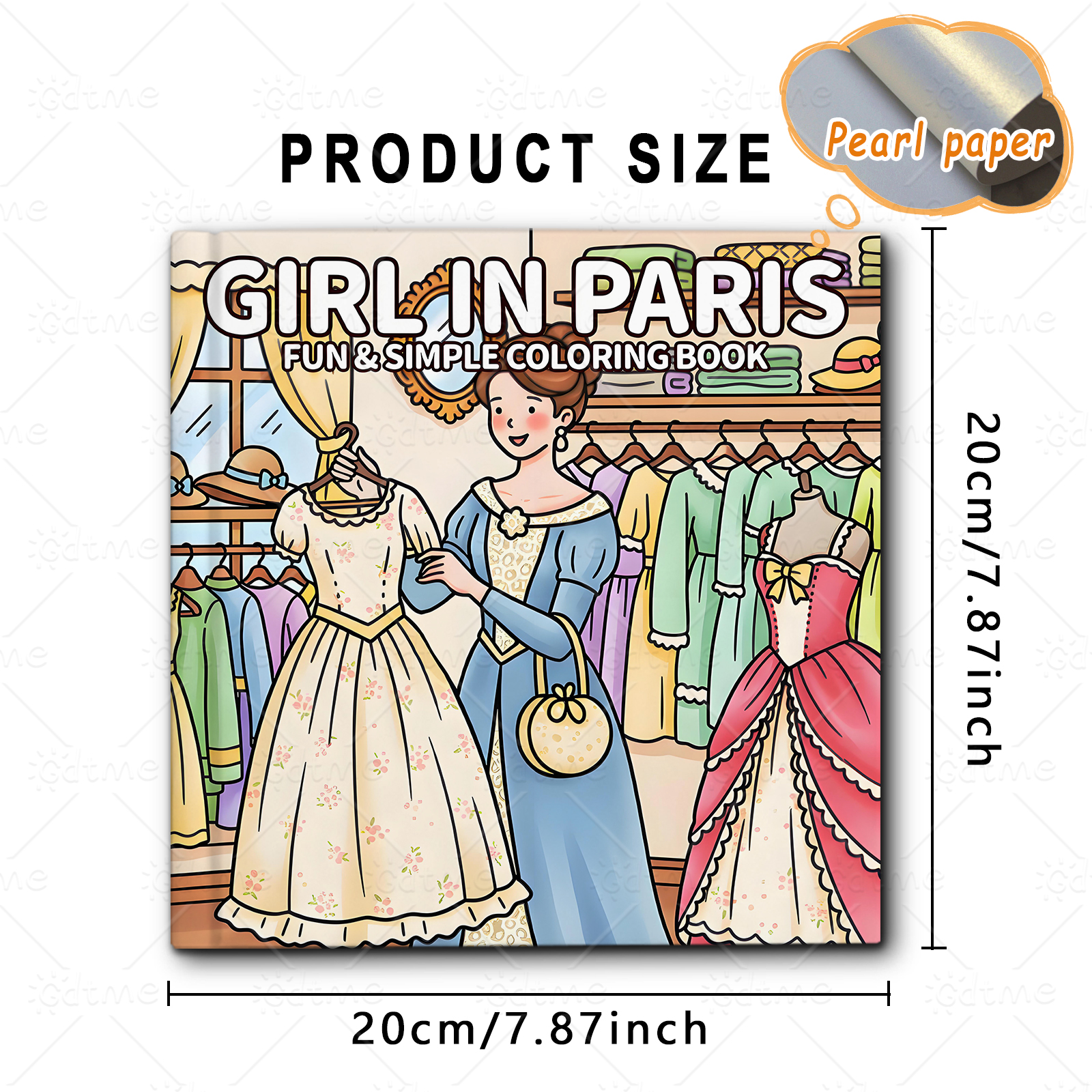 Paris Ladies Vintage Clothing  - Vintage Fashion Coloring Book 리뷰 및 가격