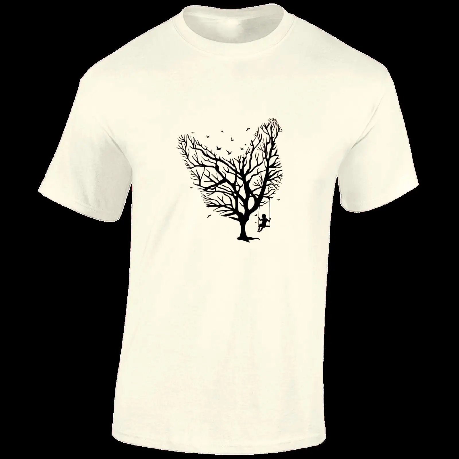 CHICKEN TREE HERREN T SHIRT LU - Vintage Fashion Herren 리뷰 및 가격