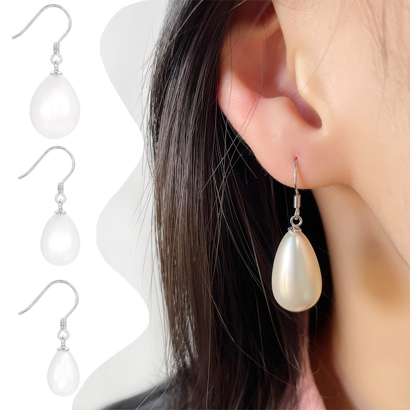 Korea Vintage Oval Drop Water  - Vintage Fashion Korea 리뷰 및 가격