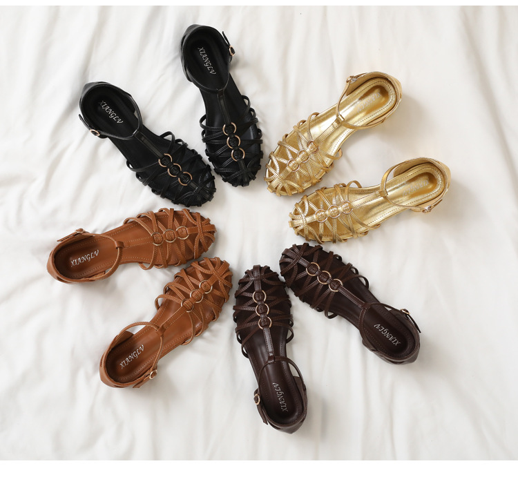 Plus Size Women Roman Sandals  - Vintage And Modern Fashion 리뷰 및 가격