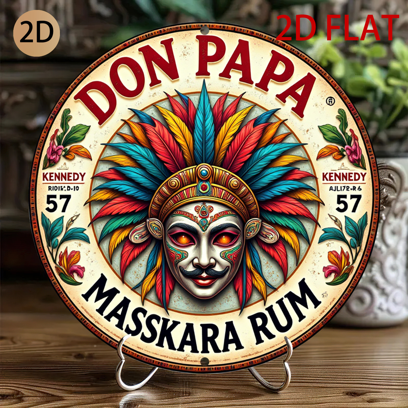 Vintage Don Papa Masskara Rum  - Vintage Fashion Plates 리뷰 및 가격