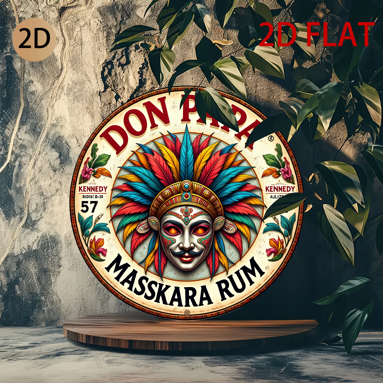 Vintage Don Papa Masskara Rum  - Vintage Fashion Plates 리뷰 및 가격