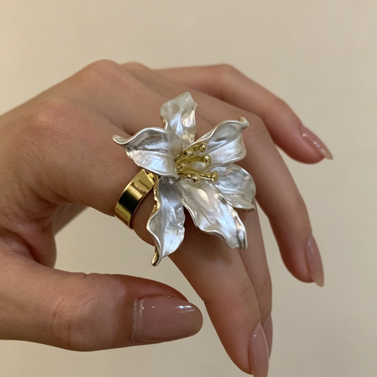 French niche-designed ring wit - Vintage Fashion Instagram 리뷰 및 가격
