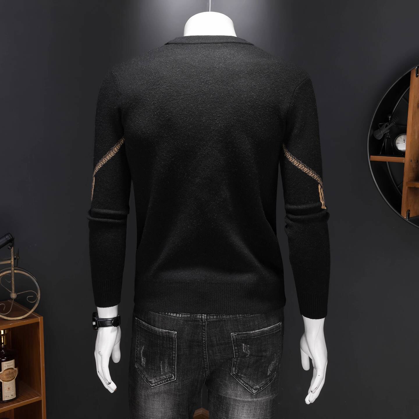 Vintage Fashion Sweater Men Wi - Vintage Fashion Outfits Men 리뷰 및 가격