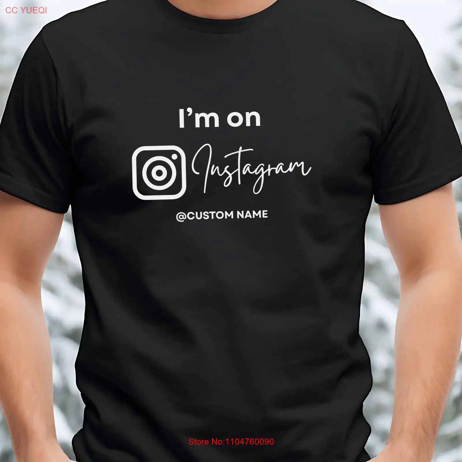 Instagram T Shirt I'm On Custo - Vintage Fashion Instagram 리뷰 및 가격
