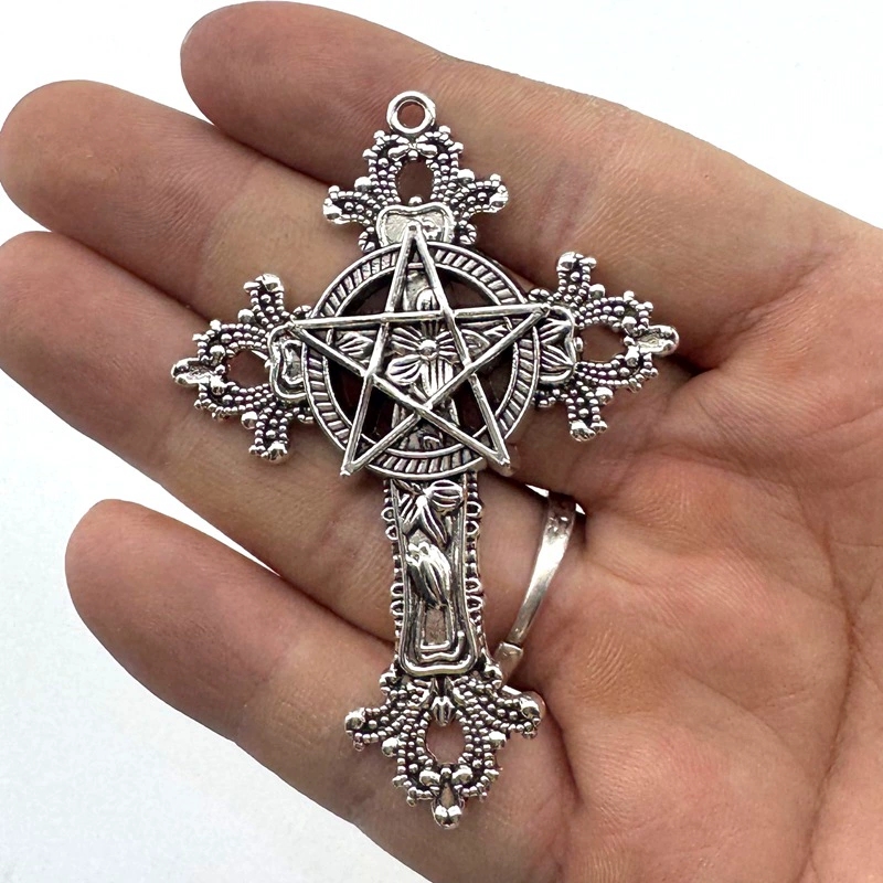 2pcs 30x15mm Gothic Big Cross  - Vintage Fashion Theme 리뷰 및 가격
