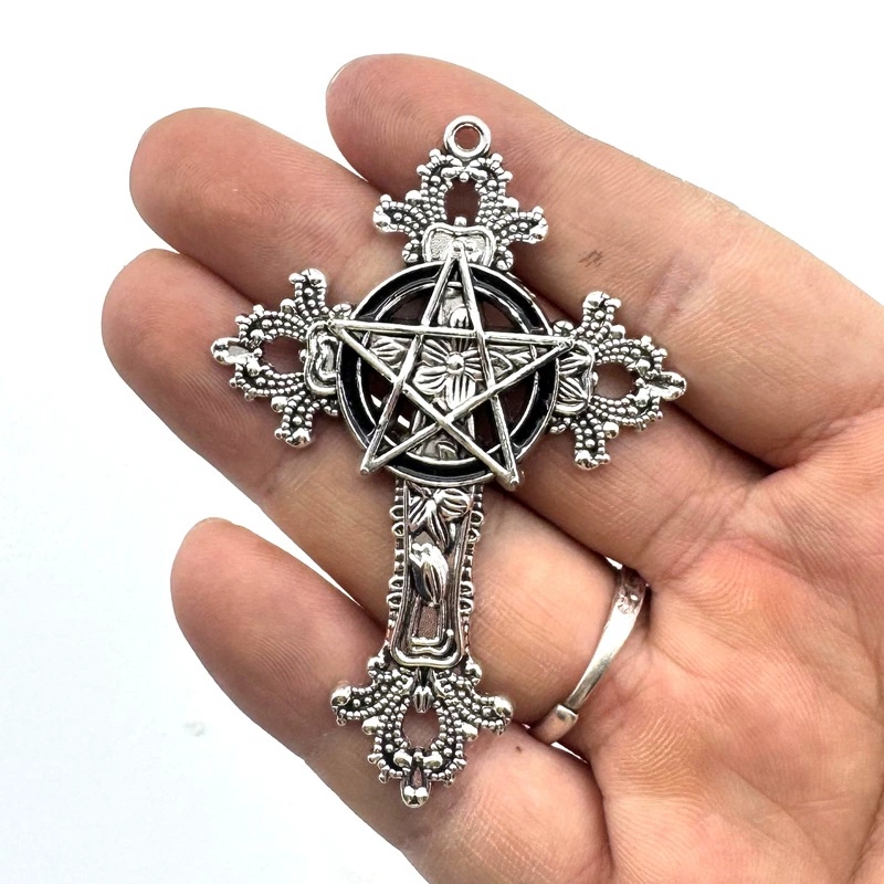 2pcs 30x15mm Gothic Big Cross  - Vintage Fashion Theme 리뷰 및 가격