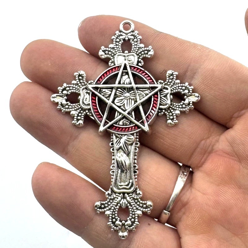 2pcs 30x15mm Gothic Big Cross  - Vintage Fashion Theme 리뷰 및 가격
