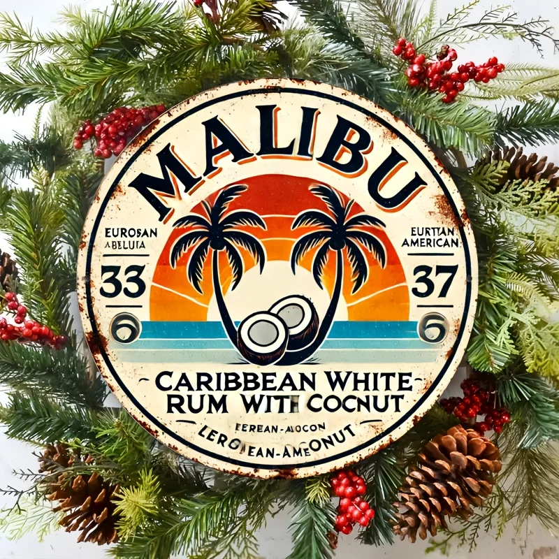 Vintage Malibu Rum Coconut Alu - Vintage Fashion Plates 리뷰 및 가격