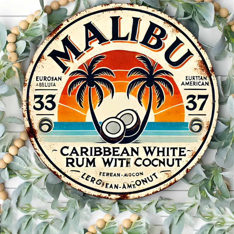 Vintage Malibu Rum Coconut Alu - Vintage Fashion Plates 리뷰 및 가격