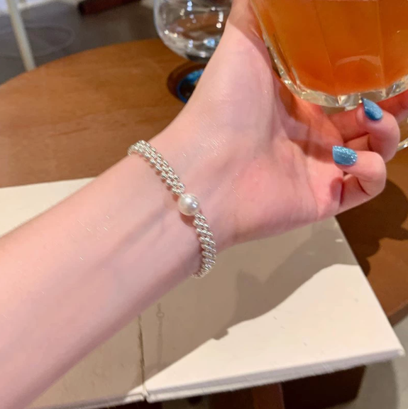 Korean Vintage Pearl Bracelet  - Vintage Fashion Instagram 리뷰 및 가격