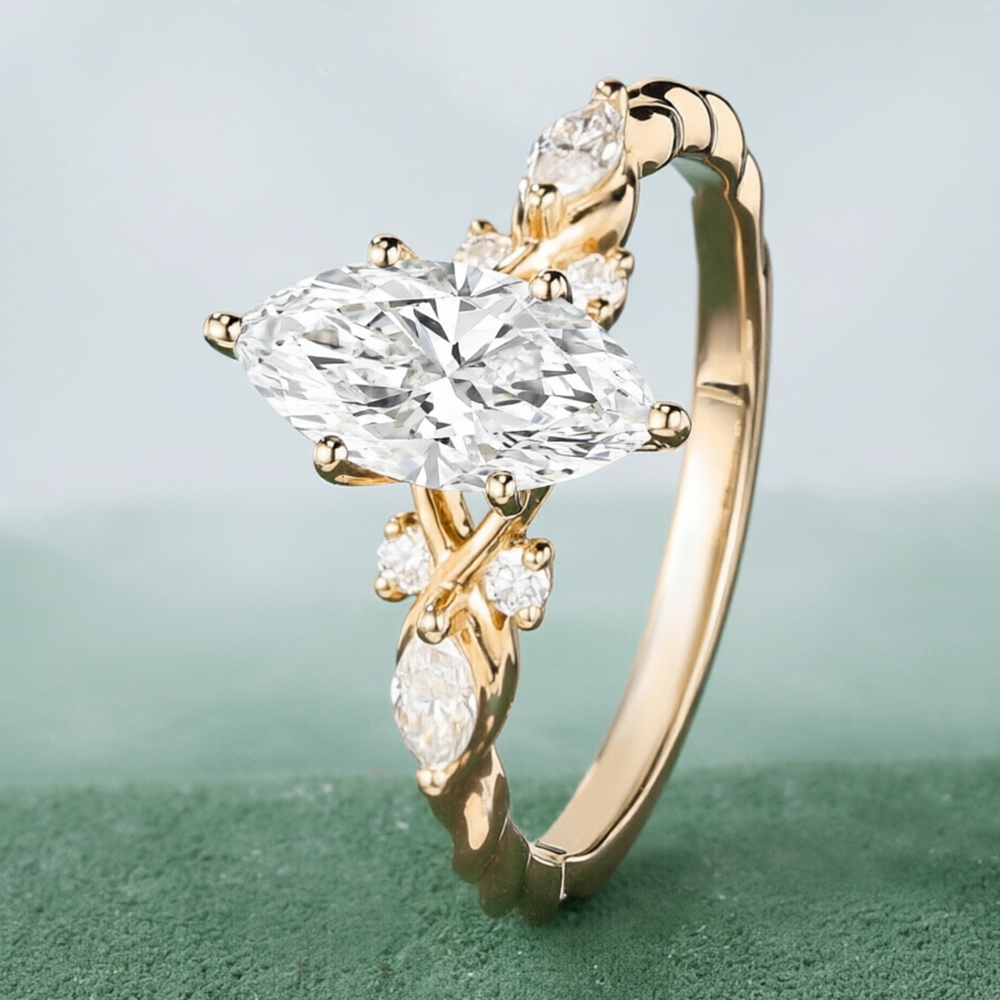 CxsJeremy Marquise Cut 1ct Lab - Vintage Fashion Rings For Women 리뷰 및 가격