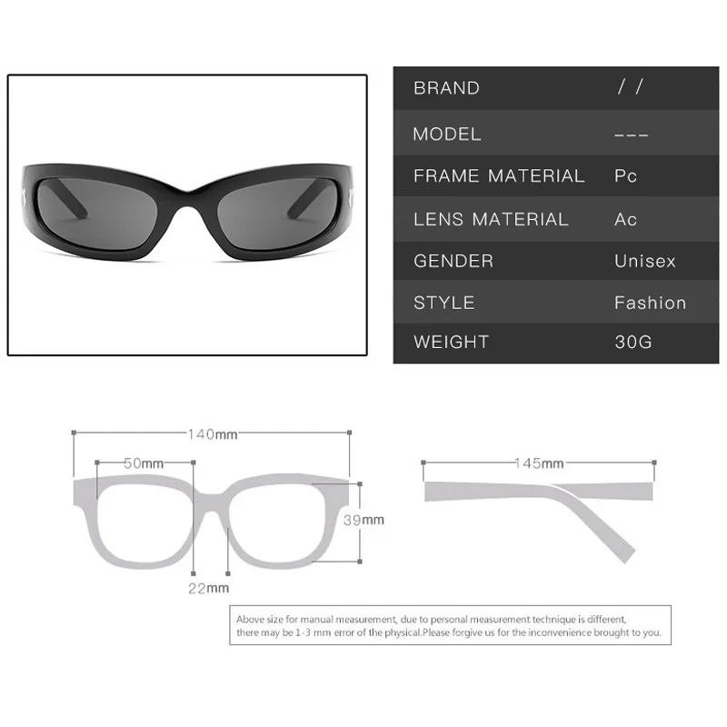 Resin Y2K Glasses Tiktok Lense - Vintage Fashion Tiktok 리뷰 및 가격