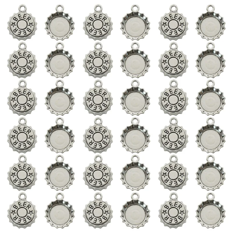 15PCS Antique Silver Plated Be - Vintage Fashion Theme 리뷰 및 가격