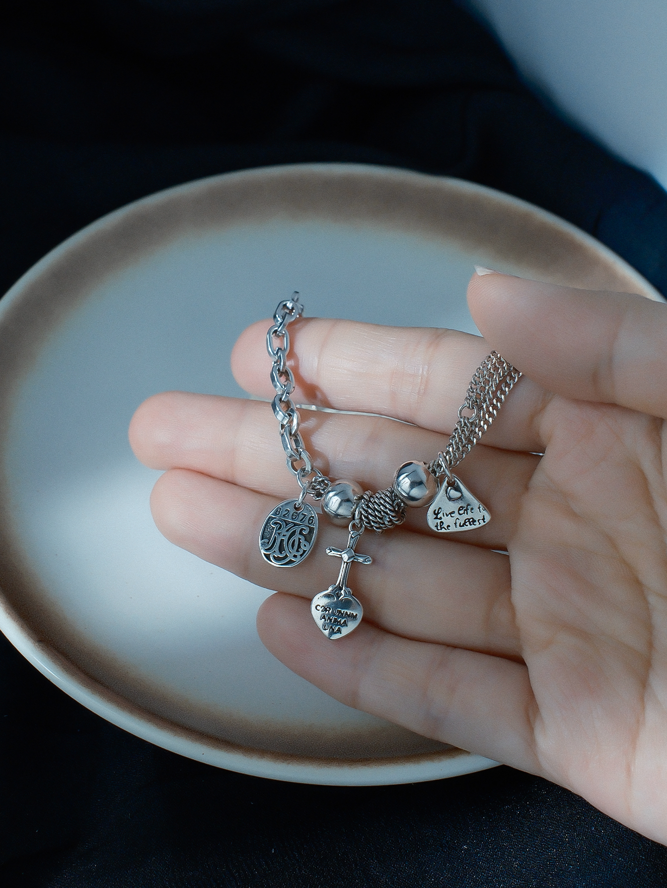 Vintage Hip-Hop Cross Heart Hi - Vintage Fashion Instagram 리뷰 및 가격
