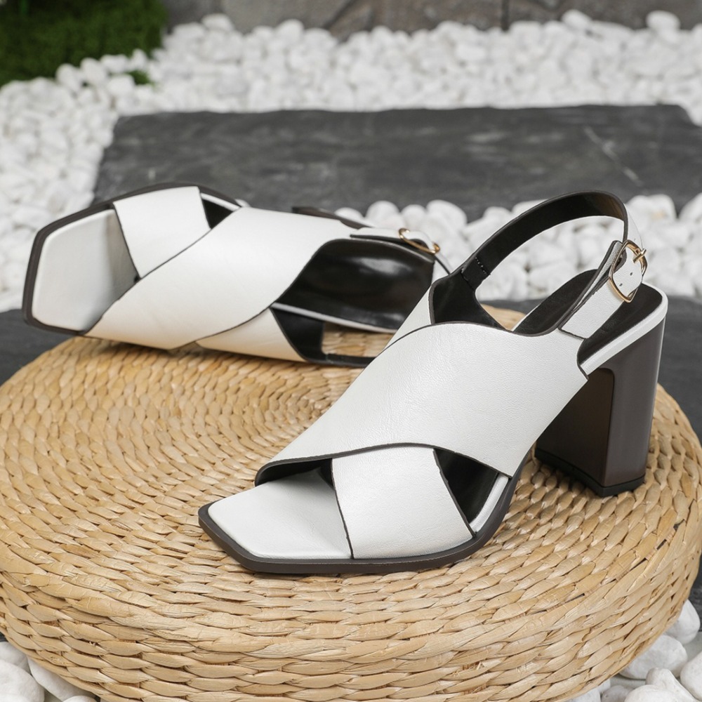 Women Sandals Vintage Square H - Vintage And Modern Fashion 리뷰 및 가격
