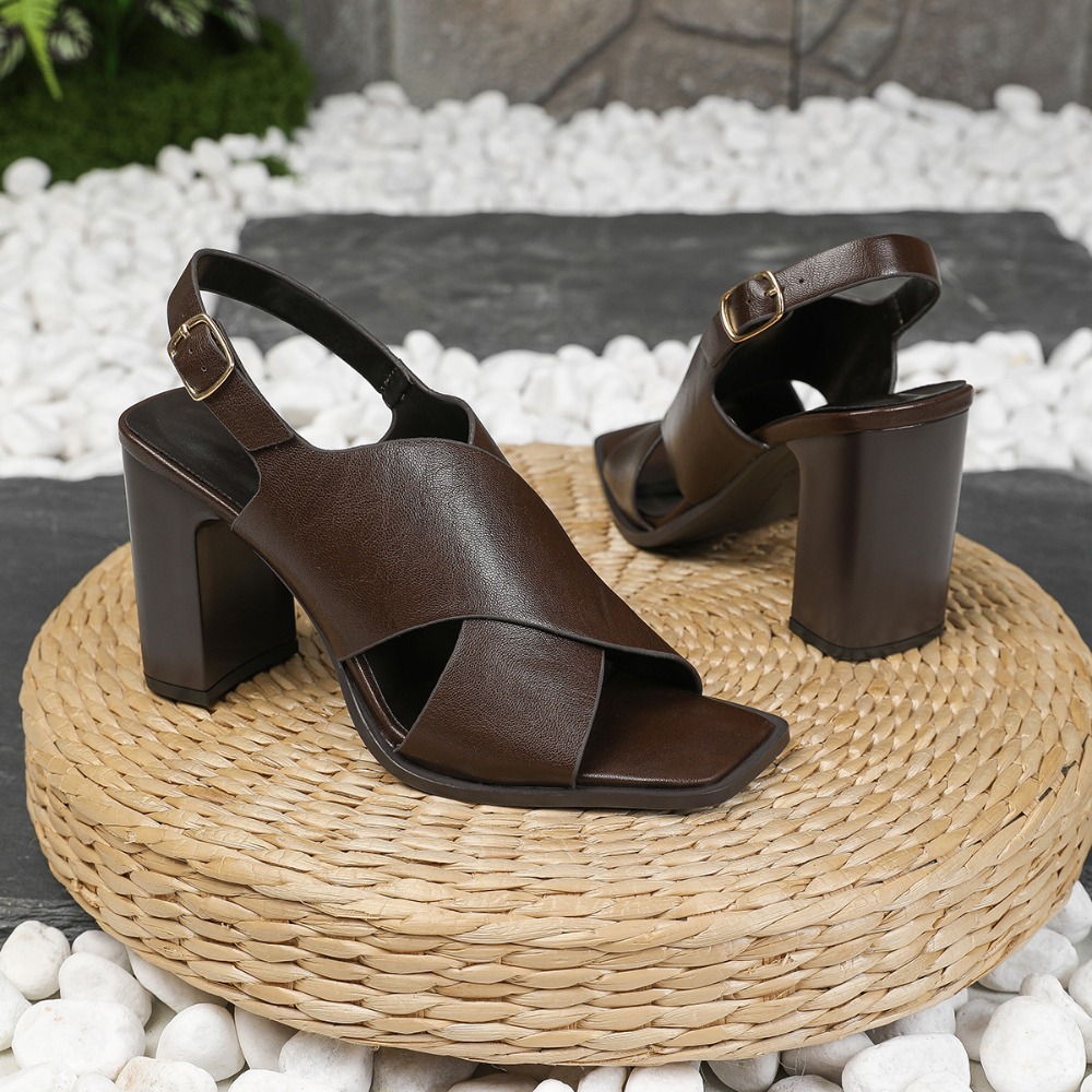 Women Sandals Vintage Square H - Vintage And Modern Fashion 리뷰 및 가격