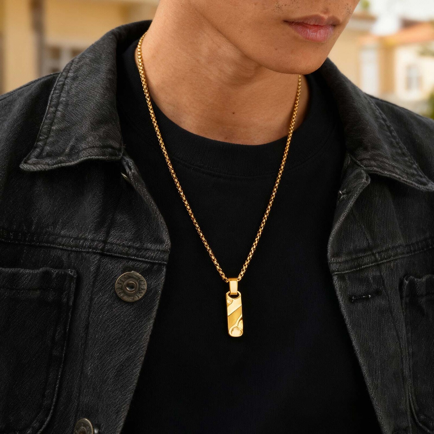 Small Dogtag Pendant Necklaces - Vintage Fashion Tags 리뷰 및 가격