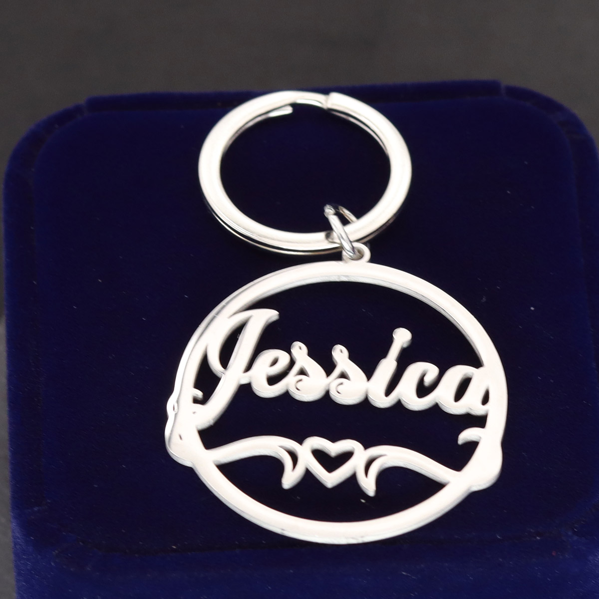 Love Heart Custom Name Keychai - Vintage Fashion Names 리뷰 및 가격