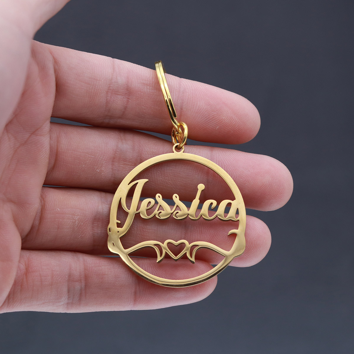 Love Heart Custom Name Keychai - Vintage Fashion Names 리뷰 및 가격