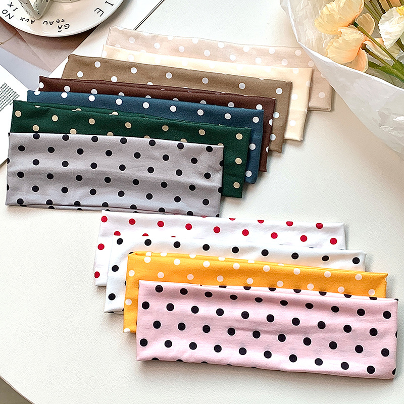 Retro Polka Dot Headbands For  - Vintage Fashion Tiktok 리뷰 및 가격