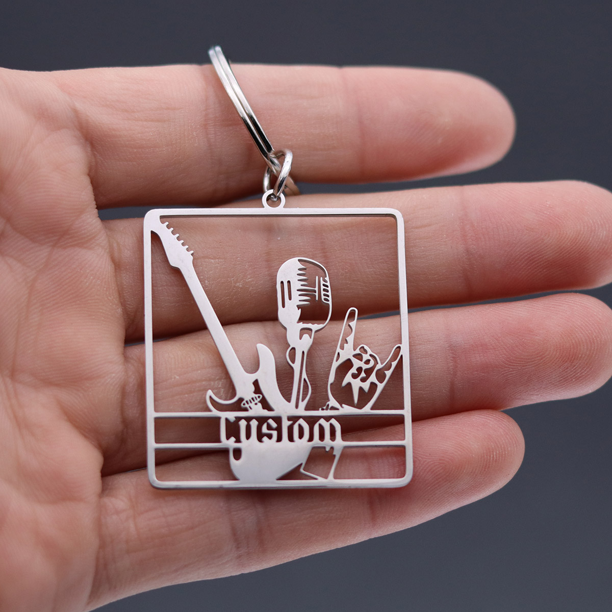 Custom Name Guitar Keychain Pe - Vintage Fashion Names 리뷰 및 가격