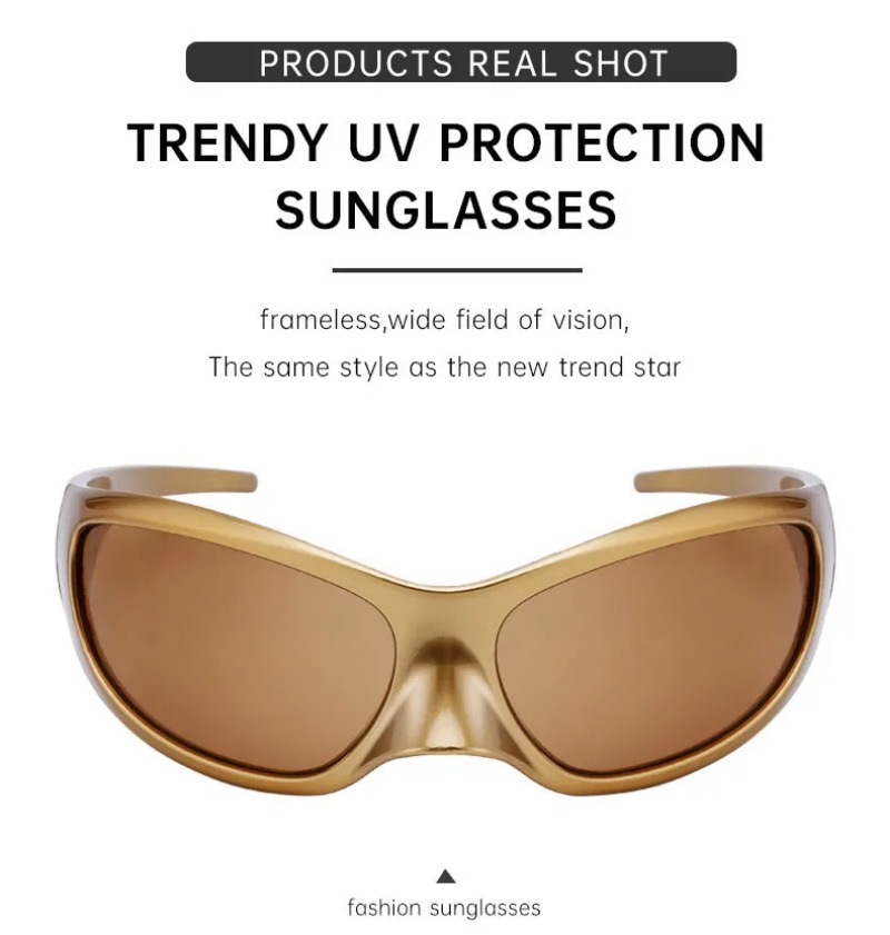 New Y2K Punk Sunglasses Women  - Vintage Fashion De 리뷰 및 가격
