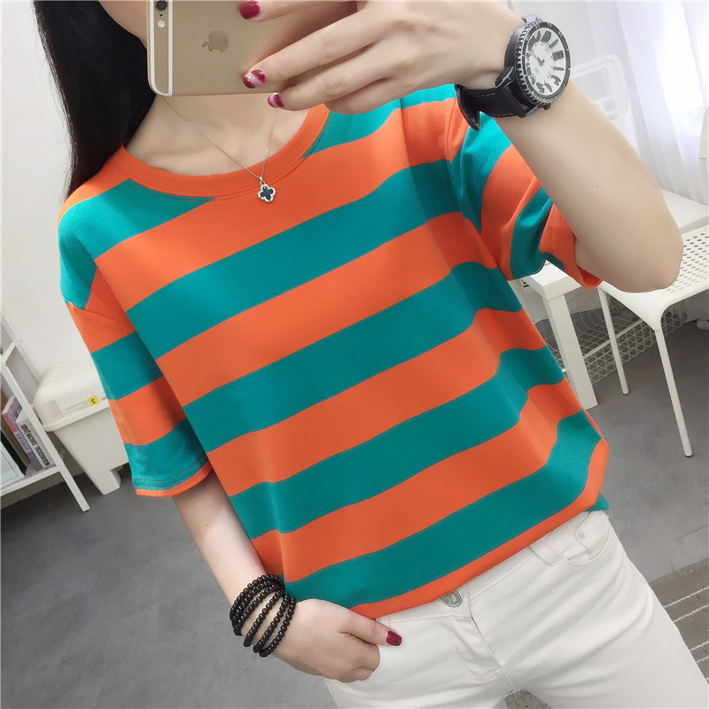 Trendy Striped Loose Fit Short - Vintage Fashion Influencer 리뷰 및 가격