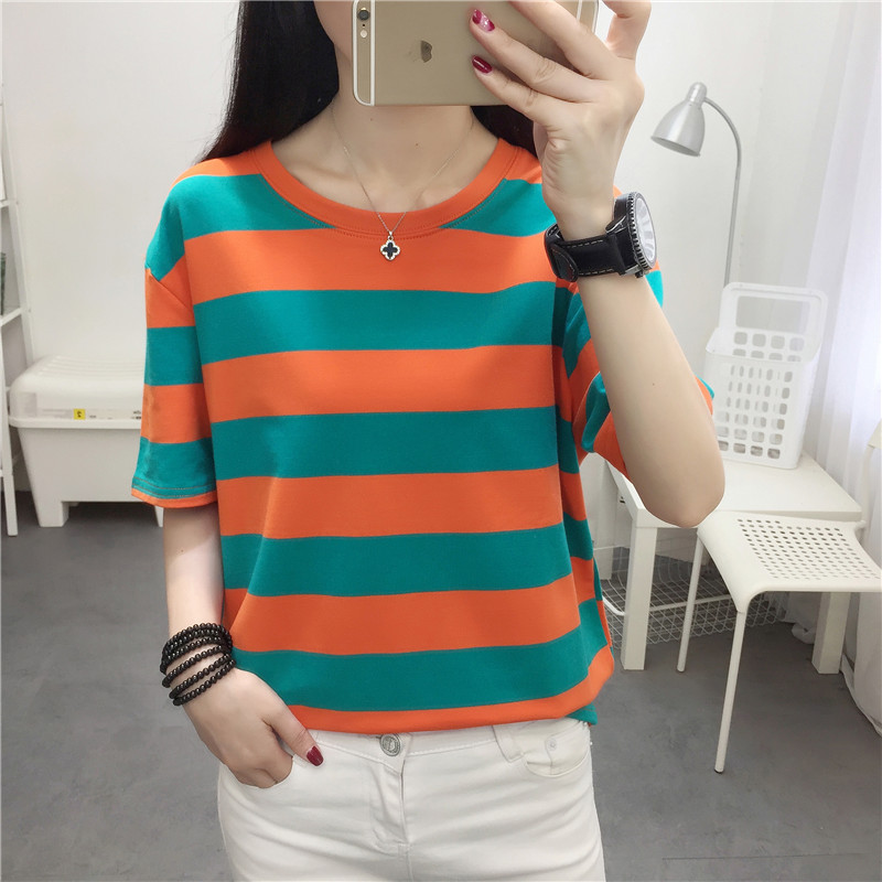 Trendy Striped Loose Fit Short - Vintage Fashion Influencer 리뷰 및 가격