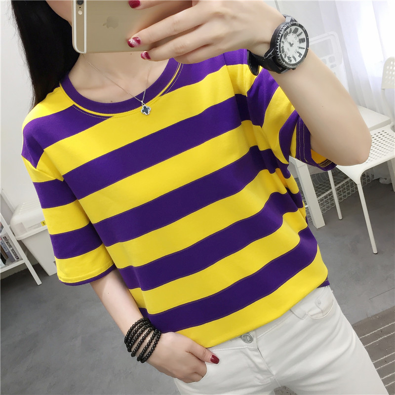 Trendy Striped Loose Fit Short - Vintage Fashion Influencer 리뷰 및 가격