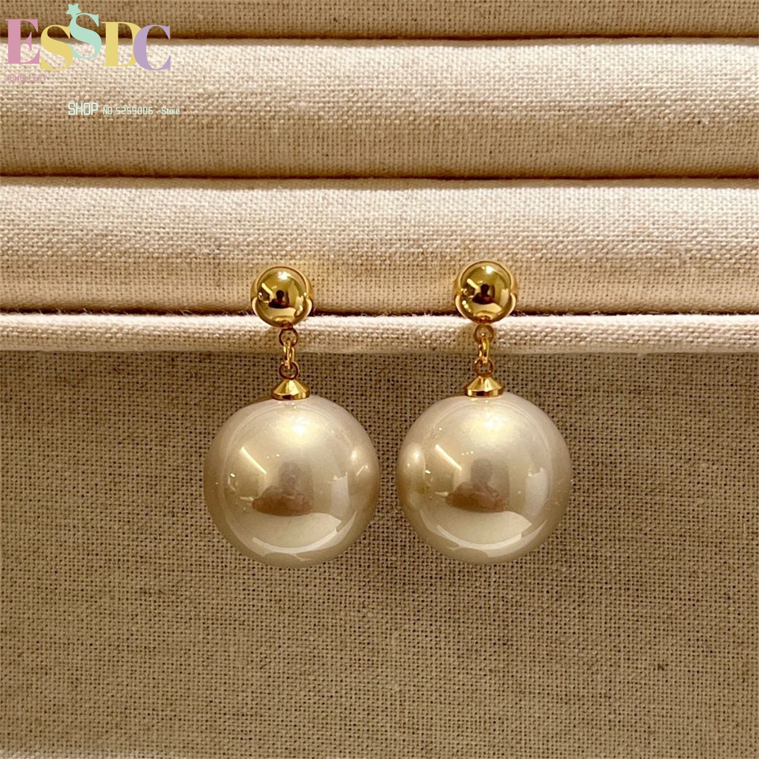 Large Pearl Earrings For Women - Vintage Fashion Instagram 리뷰 및 가격