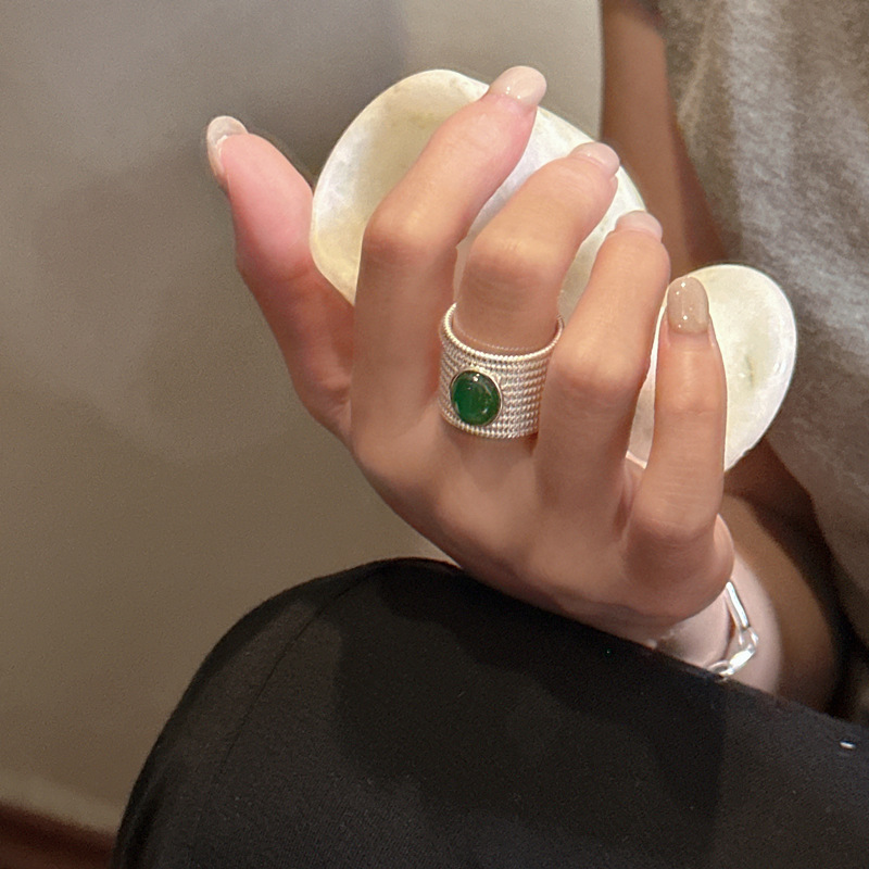 S925 Sterling Silver Niche Des - Vintage Fashion Rings For Women 리뷰 및 가격