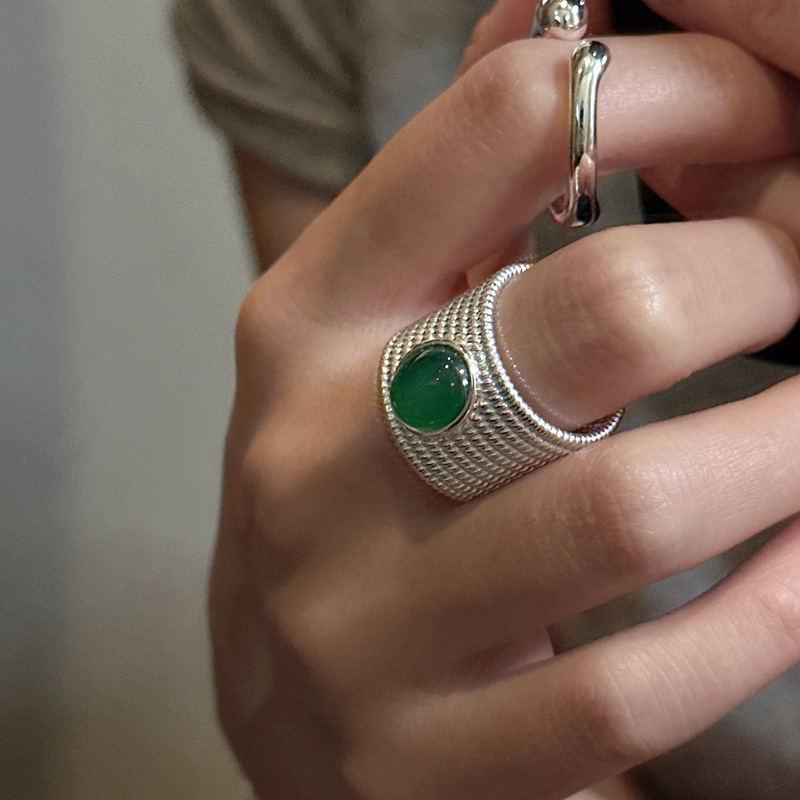 S925 Sterling Silver Niche Des - Vintage Fashion Rings For Women 리뷰 및 가격