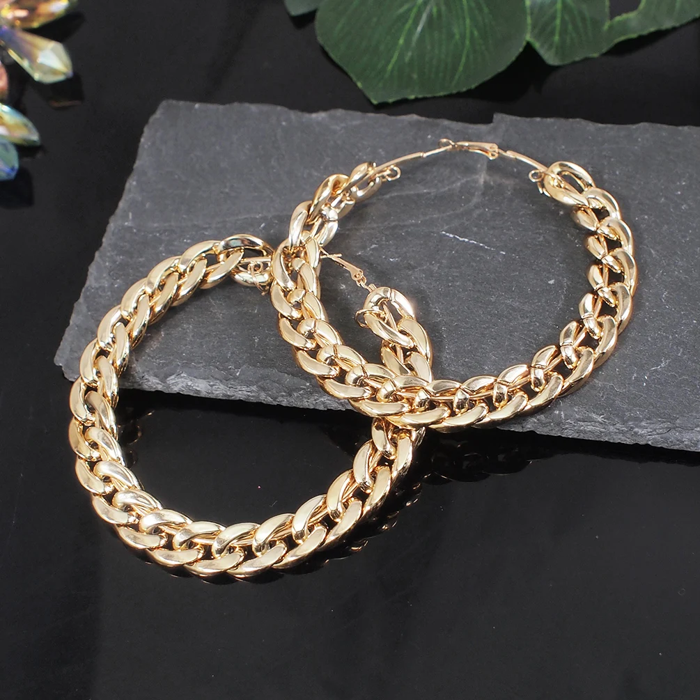 Korea Fashion Gold Color Chain - Vintage Fashion Korea 리뷰 및 가격