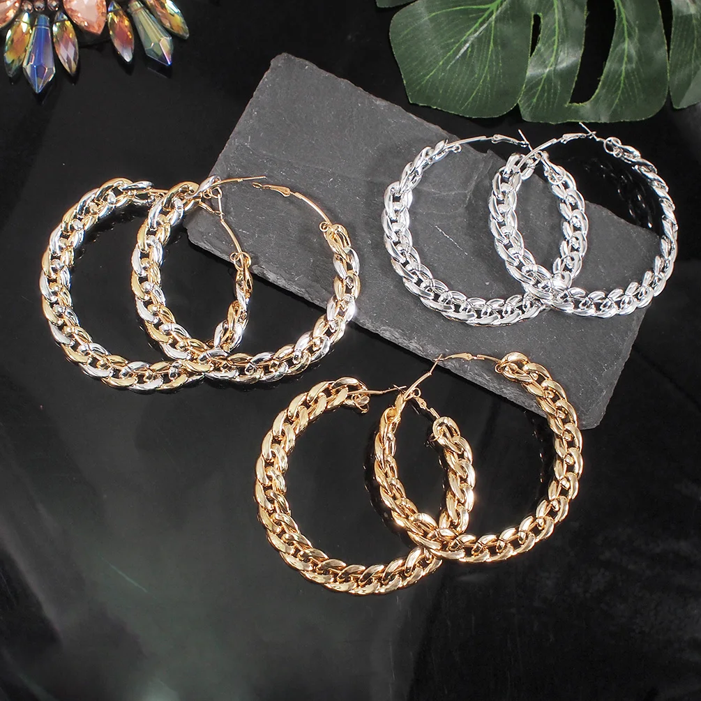 Korea Fashion Gold Color Chain - Vintage Fashion Korea 리뷰 및 가격