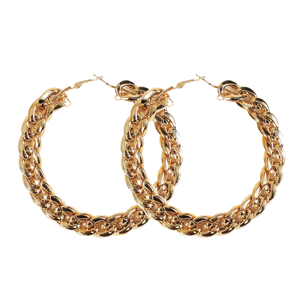 Korea Fashion Gold Color Chain - Vintage Fashion Korea 리뷰 및 가격