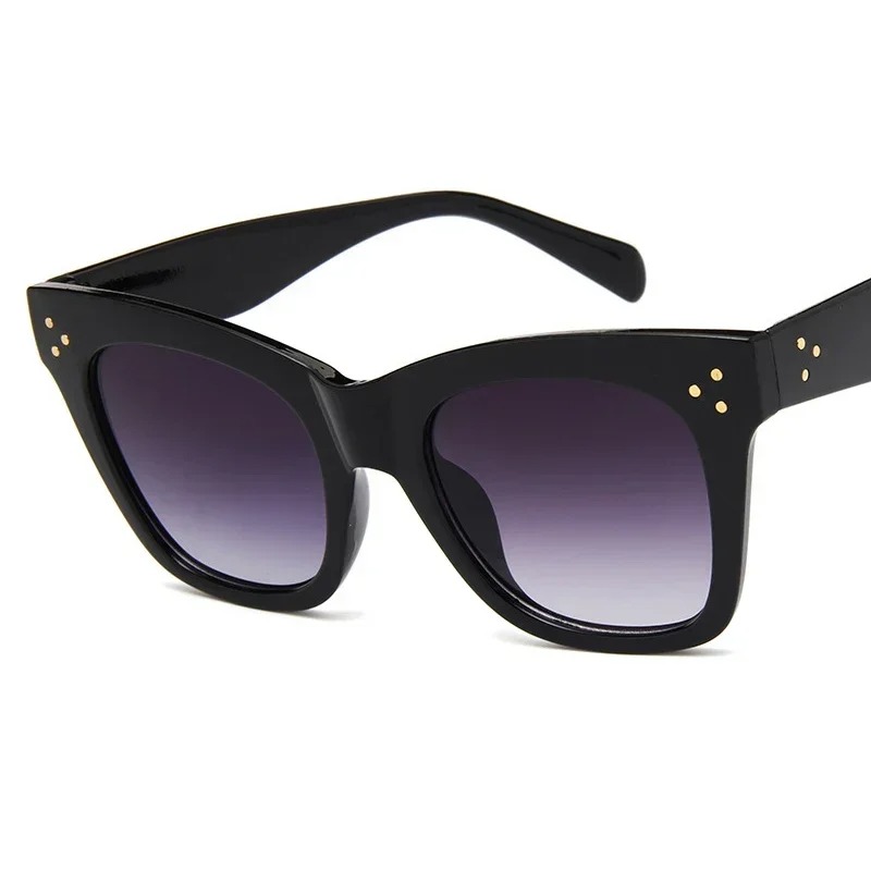 Square Retro Sunglasses Women  - Vintage Fashion De 리뷰 및 가격