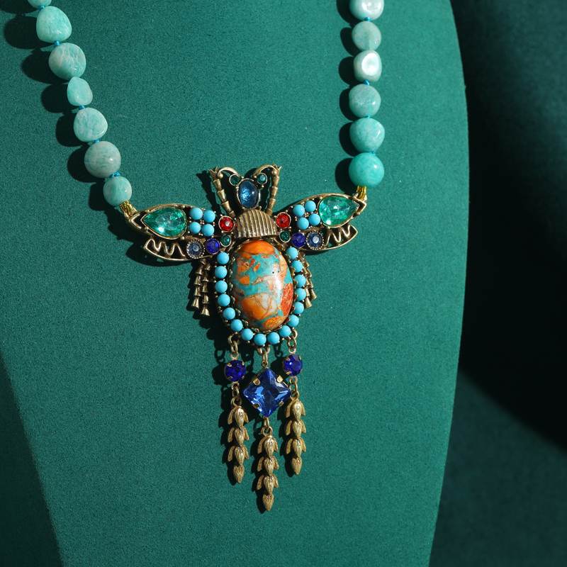 Natural Stone Chain Pendants A - Vintage Fashion Trends 2025 리뷰 및 가격