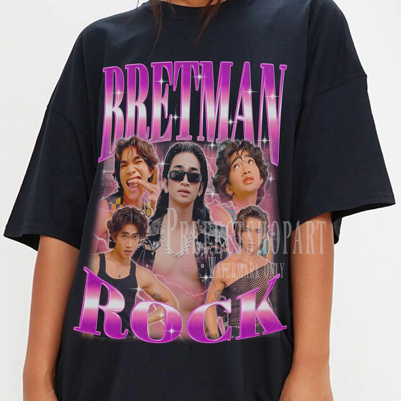 Bretman Rock Retro T Shirt Vin - Vintage Fashion Influencer 리뷰 및 가격